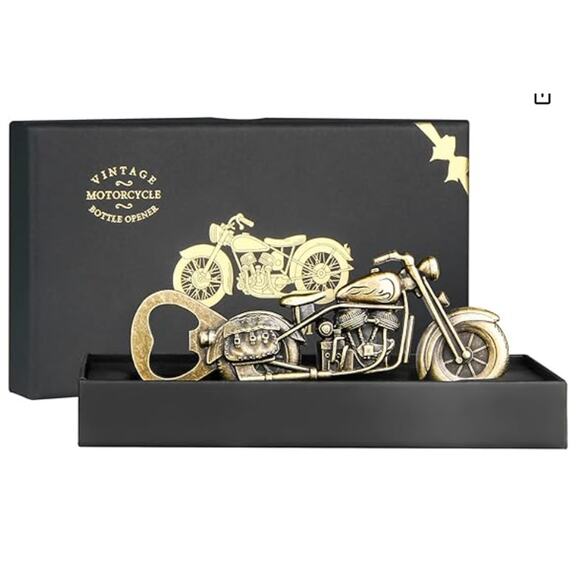 Motorcycle Beer Bottle Opener Zinc Alloy 5"x2" - Picture 1 of 4